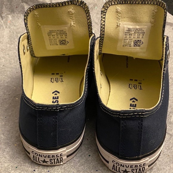 Classic Navy Converse All Star Sneakers - Picture 3 of 5